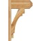 Ekena Millwork Merced Craftsman Rough Sawn Outlooker, Western Red Cedar, 8"W x 18"D x 30"H OUT08X18X30MRC04RWR - alternate 2